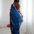teal color silk blend  bollywood style glamorous ceremonial saree