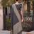 black color cotton blend woven designer ethnic partywear saree