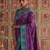 violet color soft silk blend woven designer fancy festive rich saree
