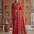 orange color soft silk blend woven designer fancy festive rich saree