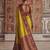 mustard color soft silk blend woven designer fancy festive rich saree