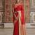red color soft silk blend woven designer fancy festive rich saree