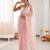 pink color nc moss silk blend heavy work wedding special designer looks saree