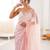 pink color nc moss silk blend heavy work wedding special designer looks saree