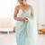 pista color nc moss silk blend heavy work wedding special designer looks saree