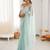 pista color nc moss silk blend heavy work wedding special designer looks saree