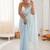 sky blue color nc moss silk blend heavy work wedding special designer looks saree