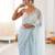sky blue color nc moss silk blend heavy work wedding special designer looks saree