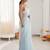 sky blue color nc moss silk blend heavy work wedding special designer looks saree