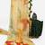 yellow color organza smart printed saree with embroidered blouse