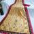 yellow color assam silk blend designer printed fancy girlie festive rich saree