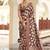 brown color dola silk blend beautiful fancy ceremonial saree