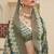 green color dola silk blend beautiful fancy ceremonial saree