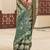 green color dola silk blend beautiful fancy ceremonial saree