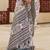 grey color dola silk blend beautiful fancy ceremonial saree
