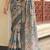 peach color dola silk blend beautiful fancy ceremonial saree