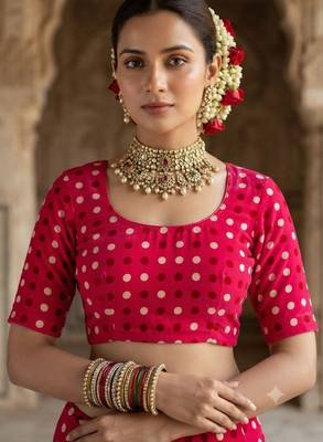 pink color crepe  saree with smart digital print 4