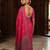 pink color crepe  saree with smart digital print