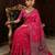 pink color crepe  saree with smart digital print