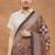 black color silk blend designer ready to wear saree