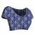 blue color silk blend designer ready to wear saree