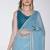 blue color tissue designer ready to wear saree