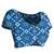 blue color tissue designer ready to wear saree