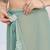 green color silk blend designer ready to wear saree