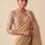 beige color smart and designer banarasi silk blend heavy wedding saree