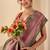 green colour beautiful jute silk blend ready to wear ethnic girlie saree