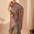 green colour beautiful jute silk blend ready to wear ethnic girlie saree