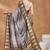 Brown colour beautiful satin ready to wear ethnic girlie saree