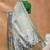 pista colour beautiful silk blend ready to wear ethnic girlie saree