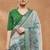 pista colour beautiful silk blend ready to wear ethnic girlie saree