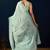 sky colour beautiful silk silk blend ready to wear ethnic girlie saree