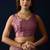 purple colour beautiful silk silk blend ready to wear ethnic girlie saree