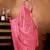 Pink colour beautiful satin ready to wear ethnic girlie saree