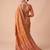 rust color banarasi silk blend saree for beautiful show stopper wedding looks