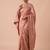 pink color banarasi silk blend saree for beautiful show stopper wedding looks