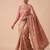pink color banarasi silk blend saree for beautiful show stopper wedding looks