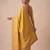 yellow color banarasi silk blend saree for beautiful show stopper wedding looks