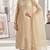 cream organza chiffon designer embroidered unstitched dress material