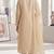cream organza chiffon designer embroidered unstitched dress material