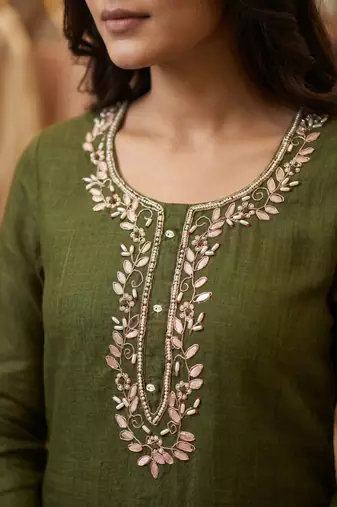 mehendi smart and elegant ceremonial unstitched dress material