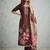 brown smart and elegant ceremonial unstitched dress material