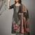 grey smart and elegant ceremonial unstitched dress material