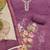 purple smart and elegant ceremonial unstitched dress material