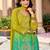 Women Ombre Embroidered Regular Kurta with Sharara & With Dupatta