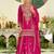 Floral Embroidered Sequinned Kurta With Sharara & Dupatta