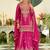 Floral Embroidered Sequinned Kurta With Sharara & Dupatta